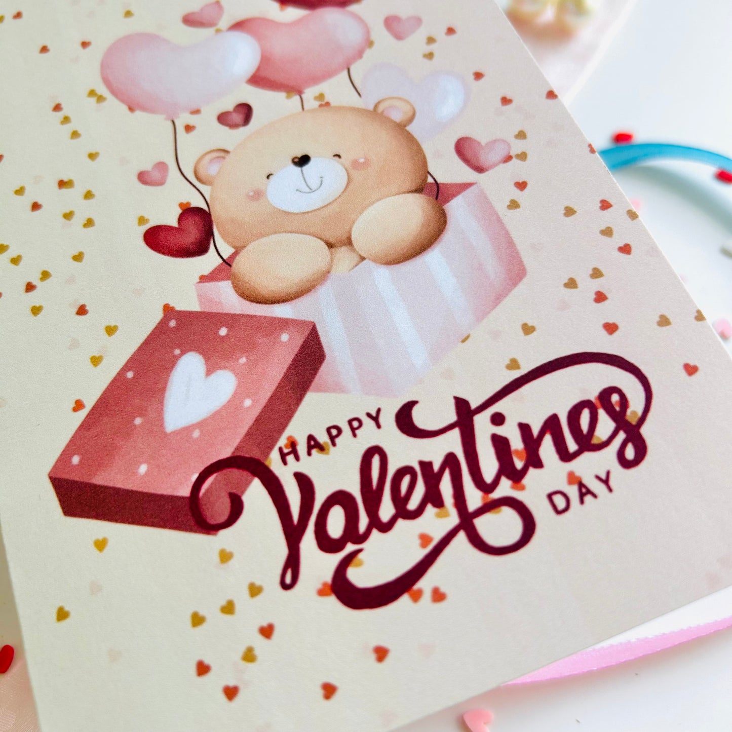 š«š§ø Valentineās Day Card āChocolate Bearā