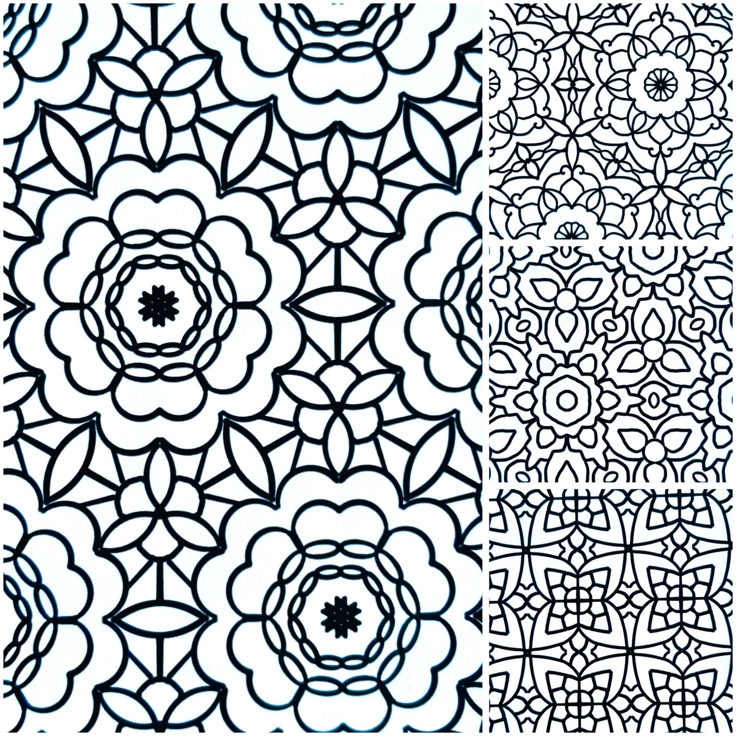 'Color Me Calm' Coloring Pages for Kids (set of 6 Assorted Designs)