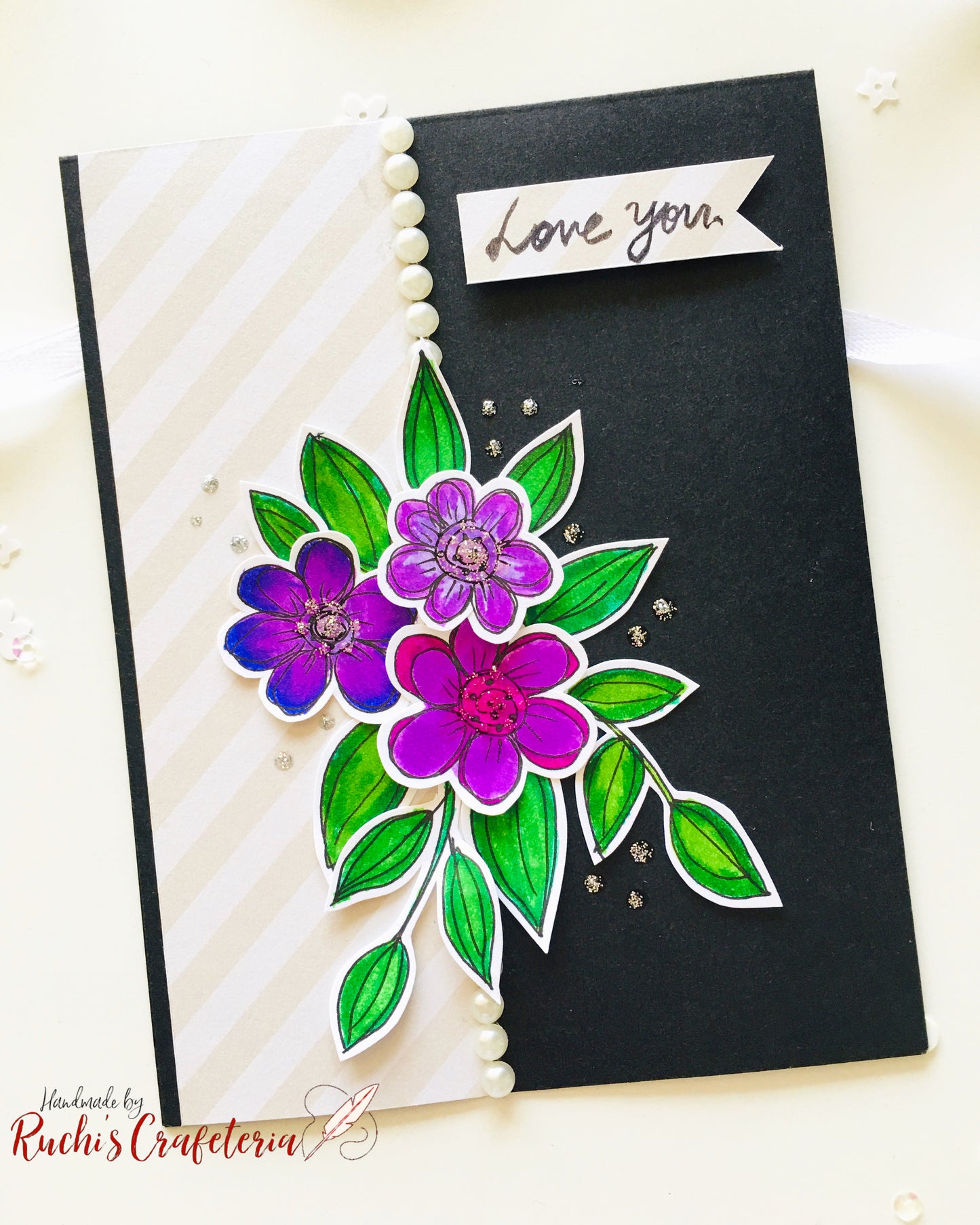 💜 Greeting Card – “Love You”