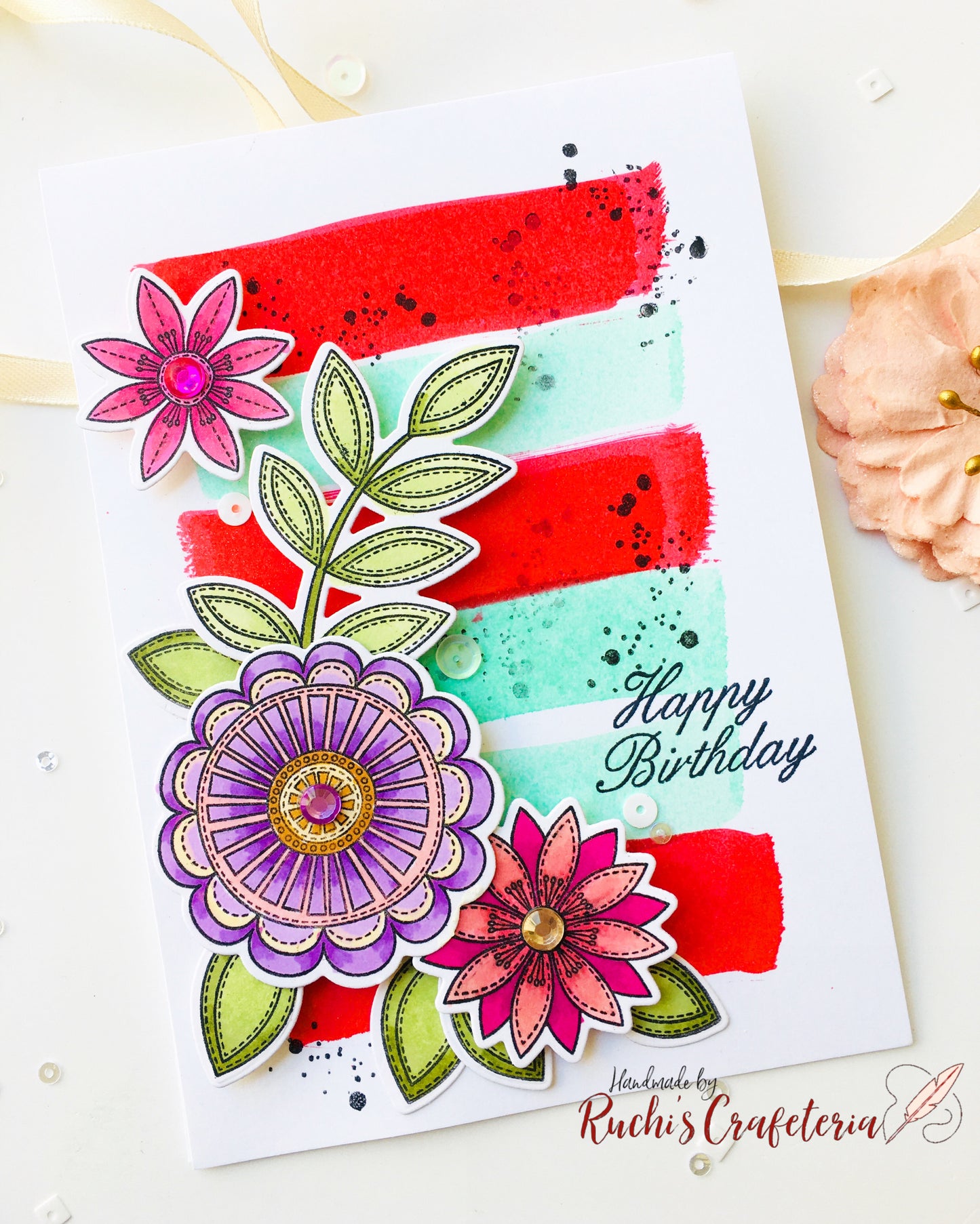 🌸 Birthday Card – “Happy Birthday”
