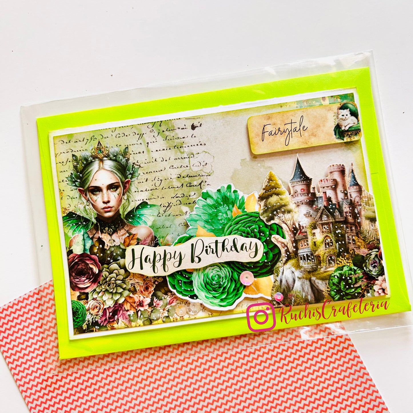 Fairy Tale Wishes β Handmade Birthday Card