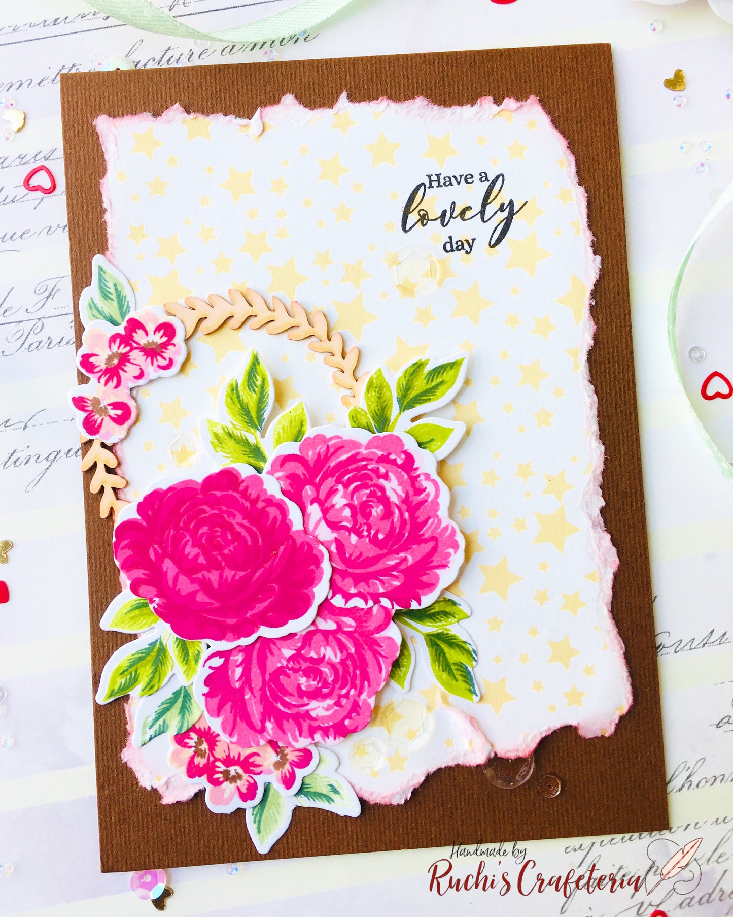 🌸 Greeting Card – “Have a Lovely Day”