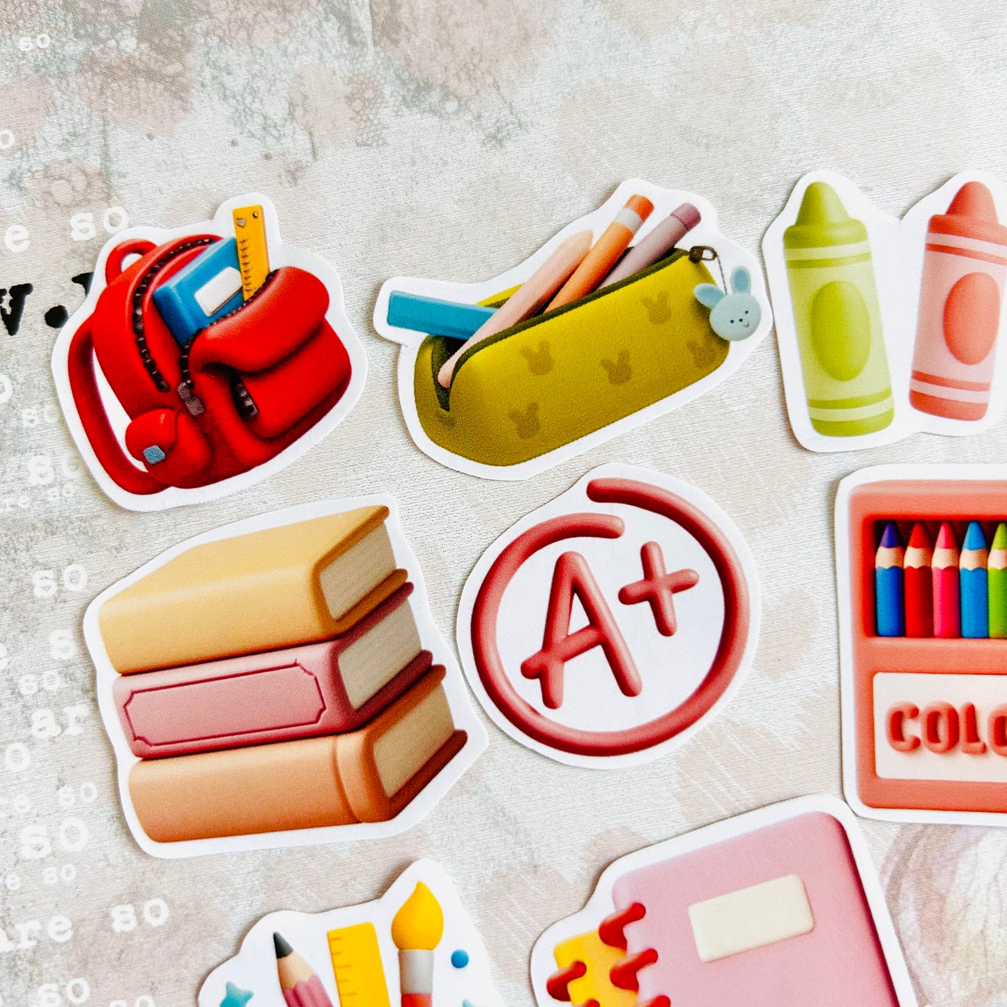 šļøšāļø Back to School StiKars (Set of 8)