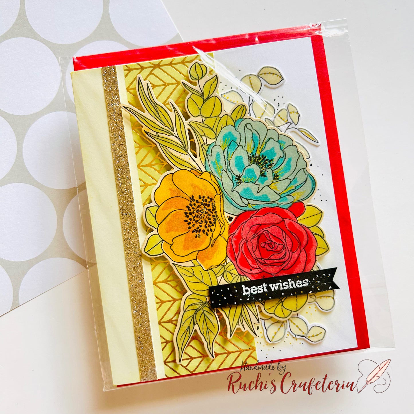 🌼 Greeting Card – “Best Wishes”