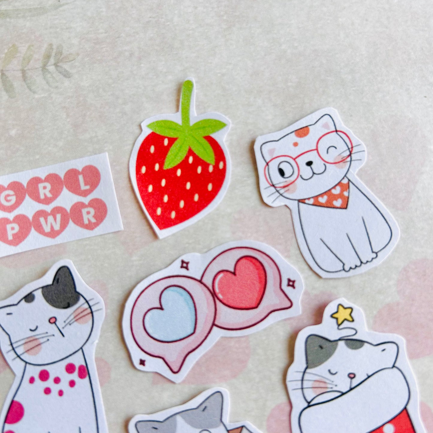 Cute Cats StiKars (Set of 7)