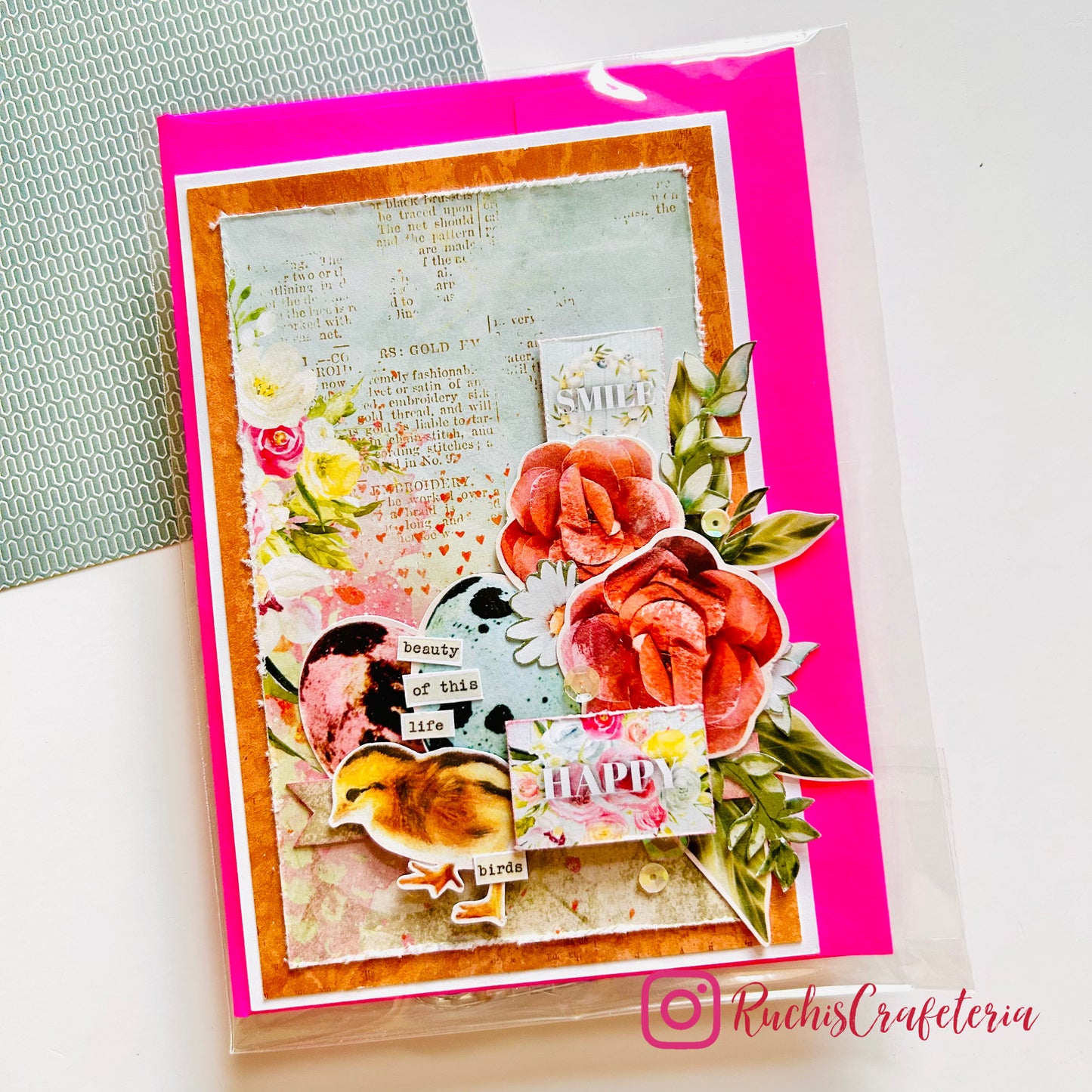 🌸 Greeting Card – “Happy Smile"