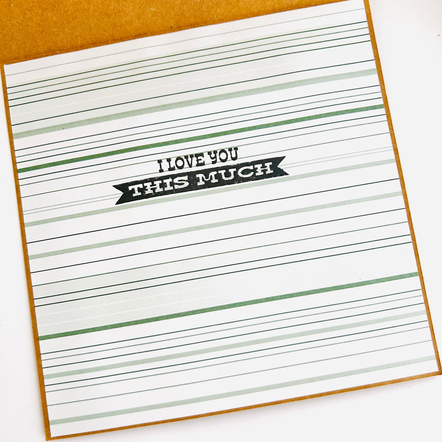 💛 Mixed Media Card – “You Are Always in My Heart”