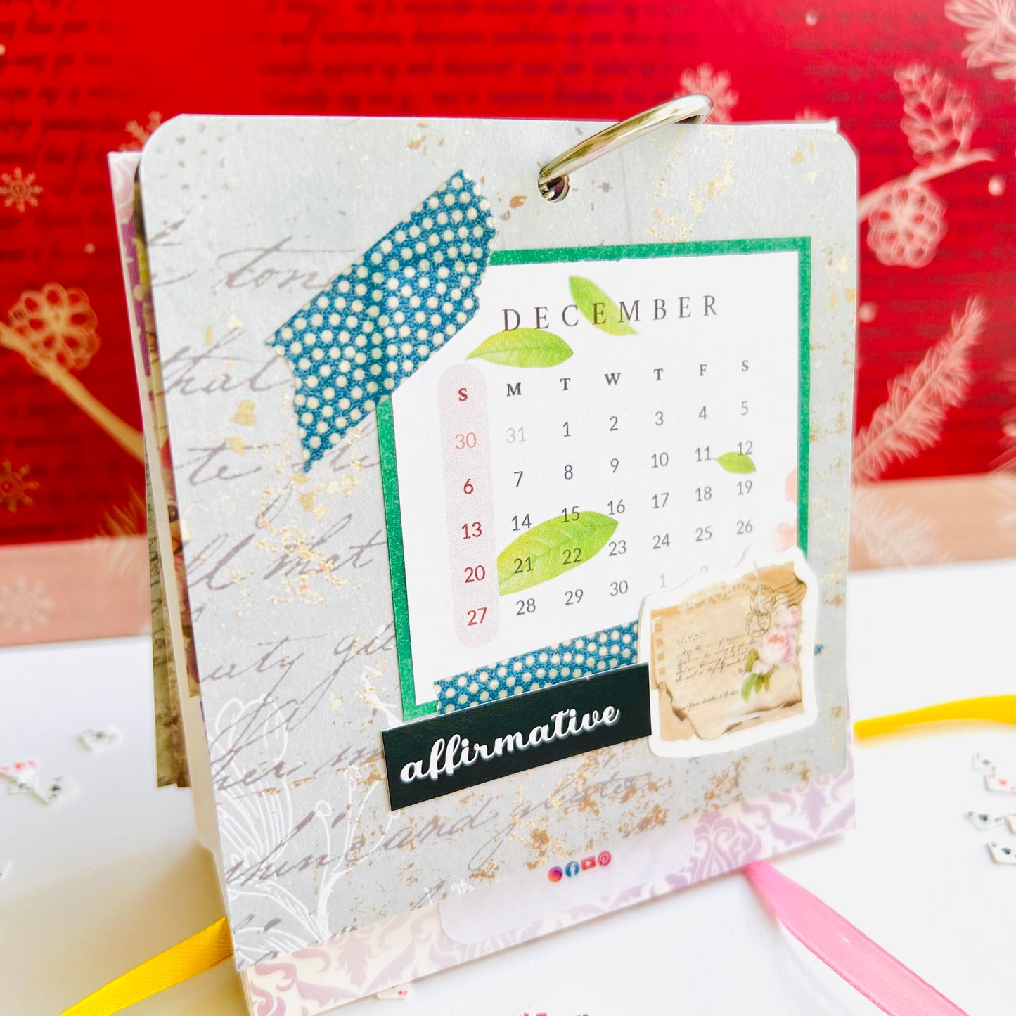 π§‘π Colorful Desk Calendar 2026