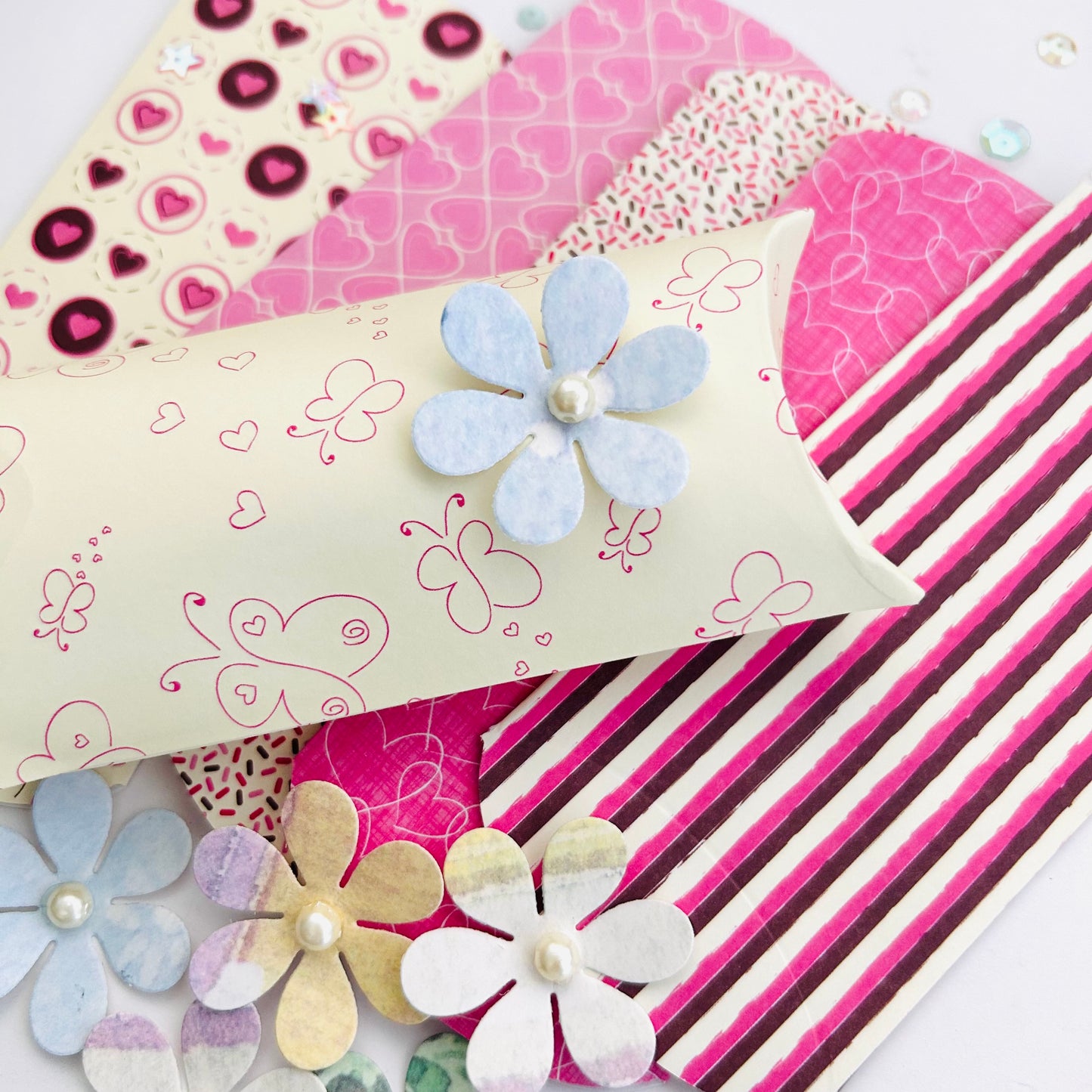 Pillow Gift Boxes – Pastel Vibes Set of 6 🎁✨