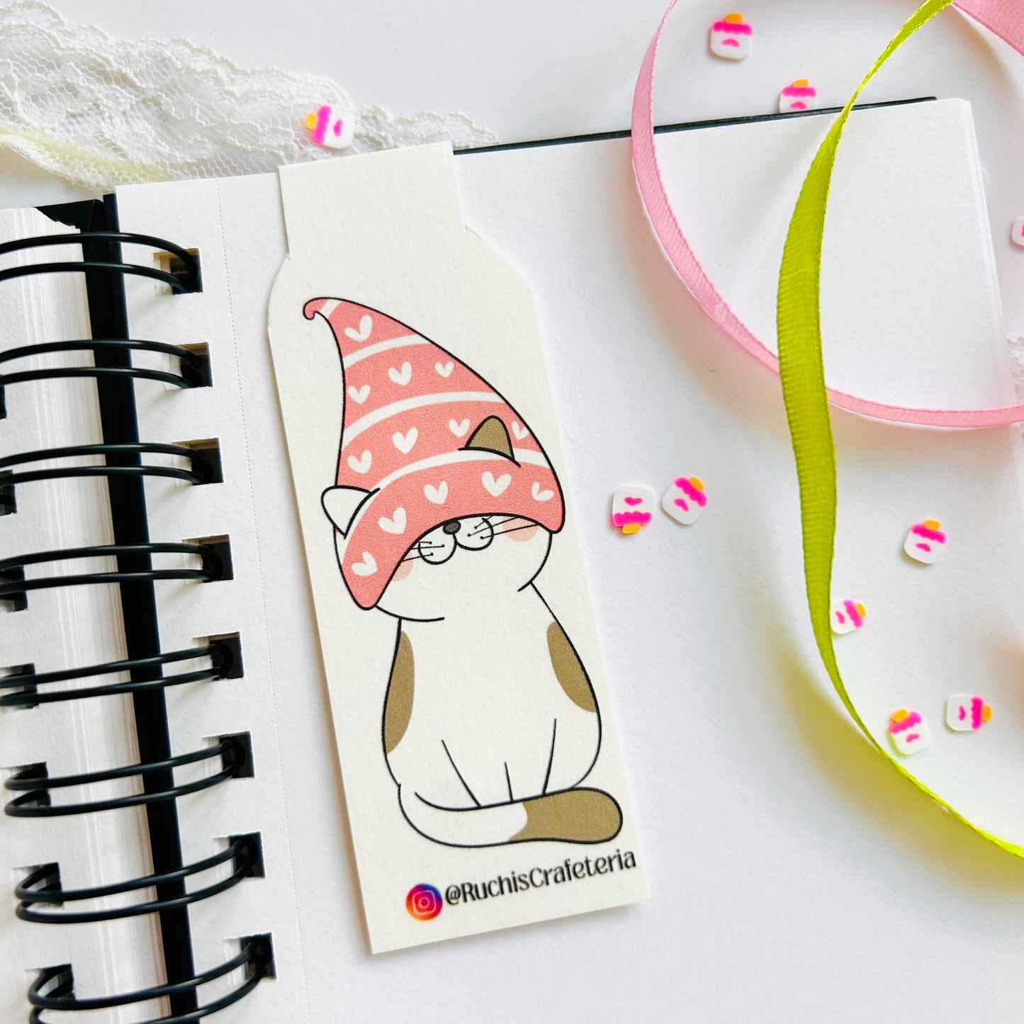 😻 Magnetic Bookmark – Meet ‘Taco’ the Kitty