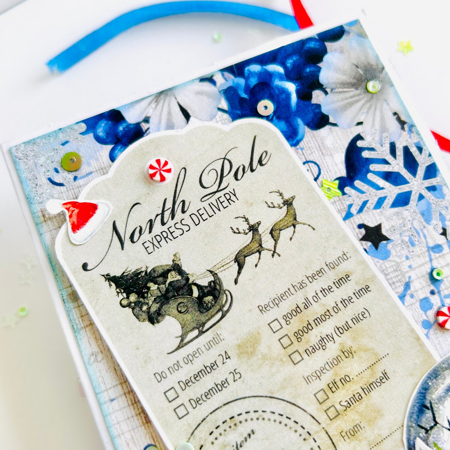 ❄️ Winter Whimsy – Handmade Christmas Card