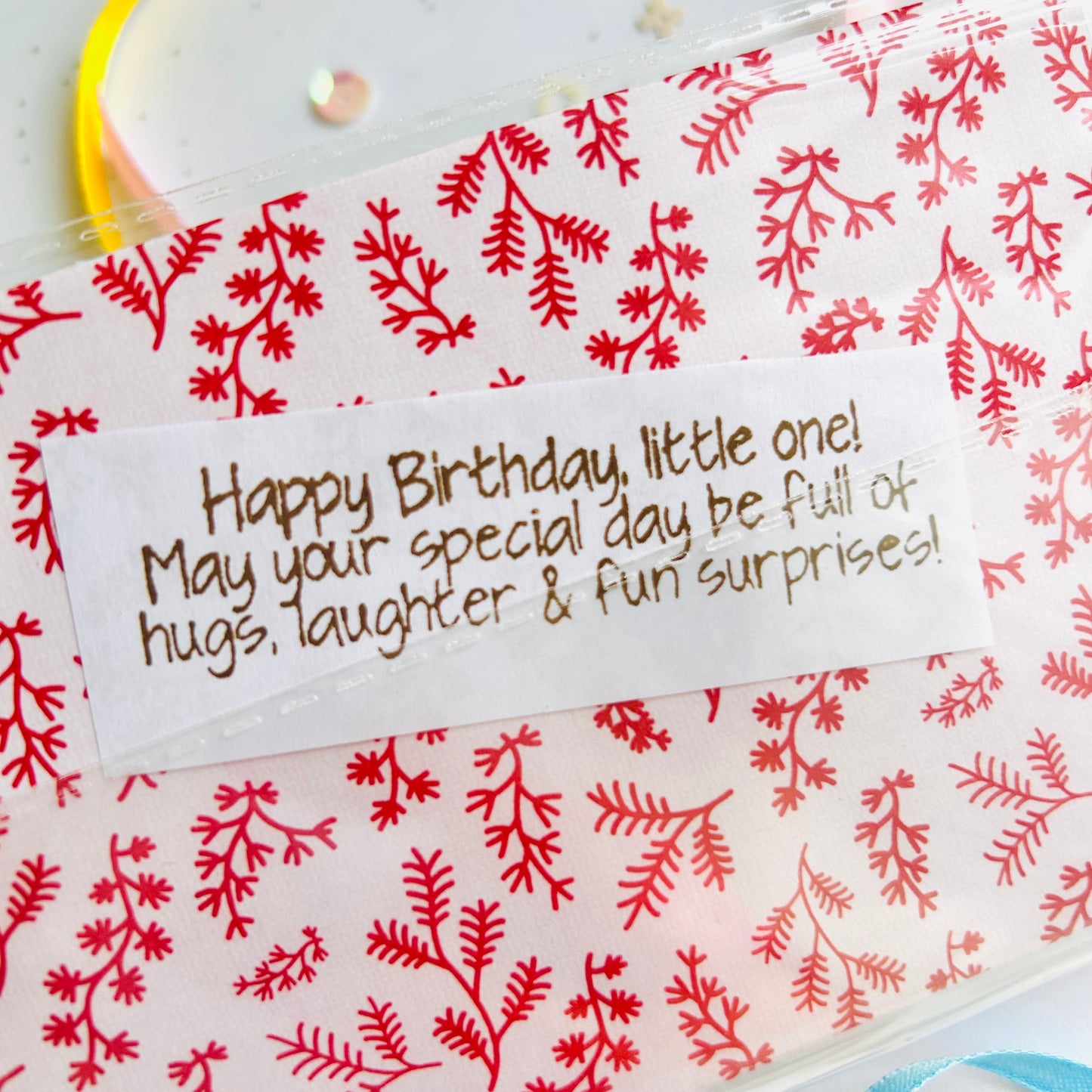 🎂 Handmade Card – “Happy Birthday Little One!”