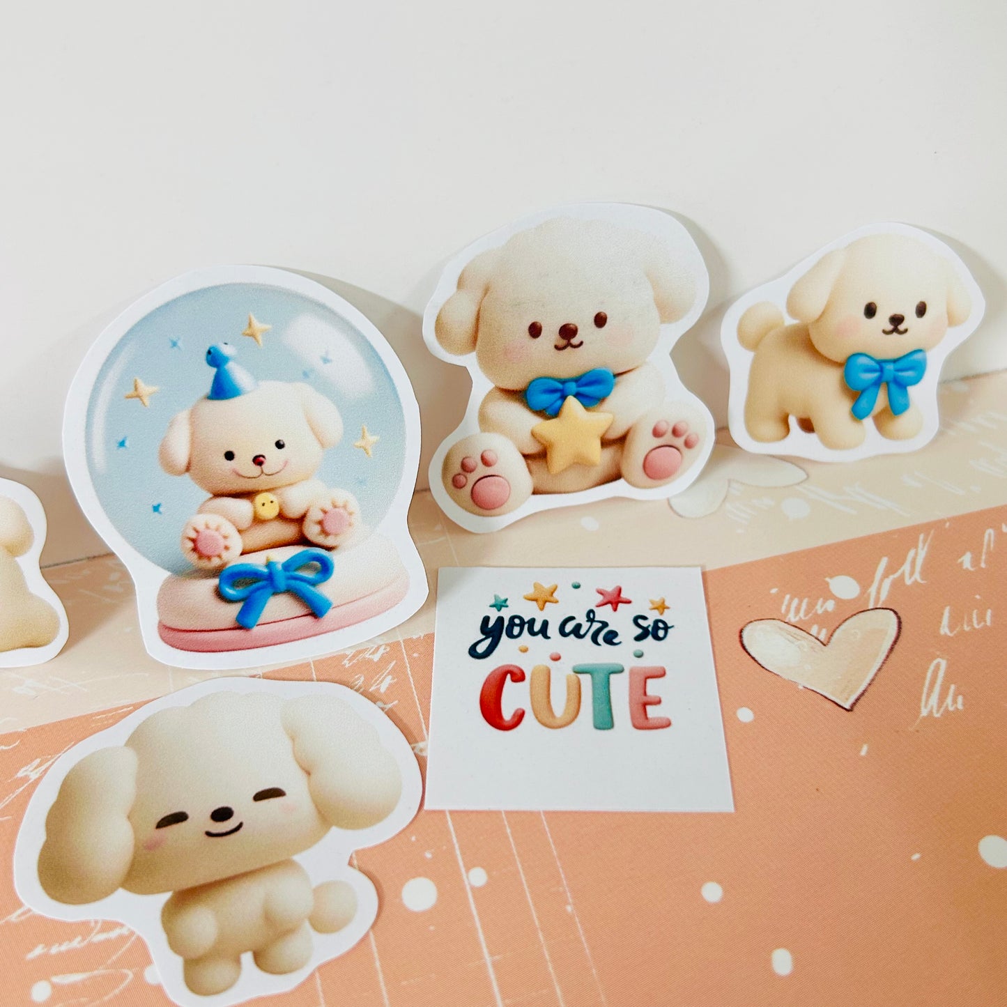š¶ Cute Doggies StiKars (Set of 7)