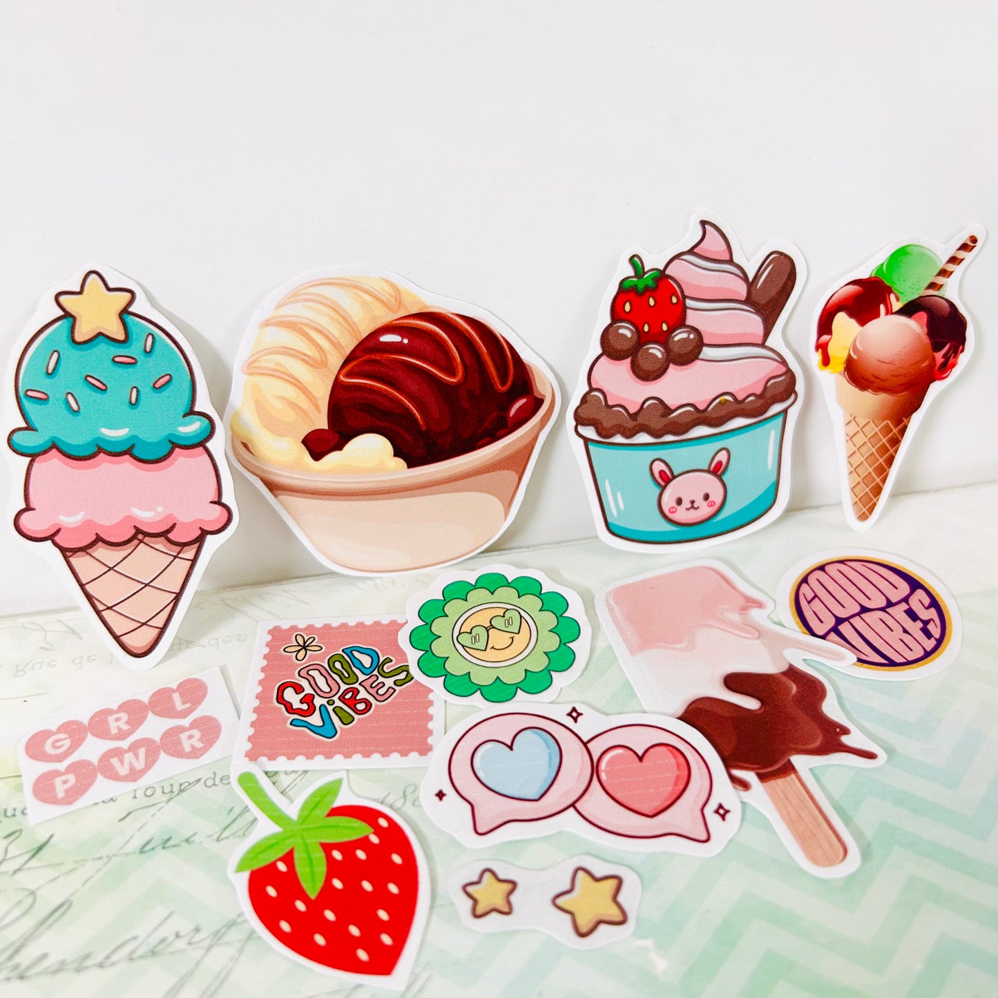 Ice Cream Fun StiKars ā Limited Edition (Set of 12)