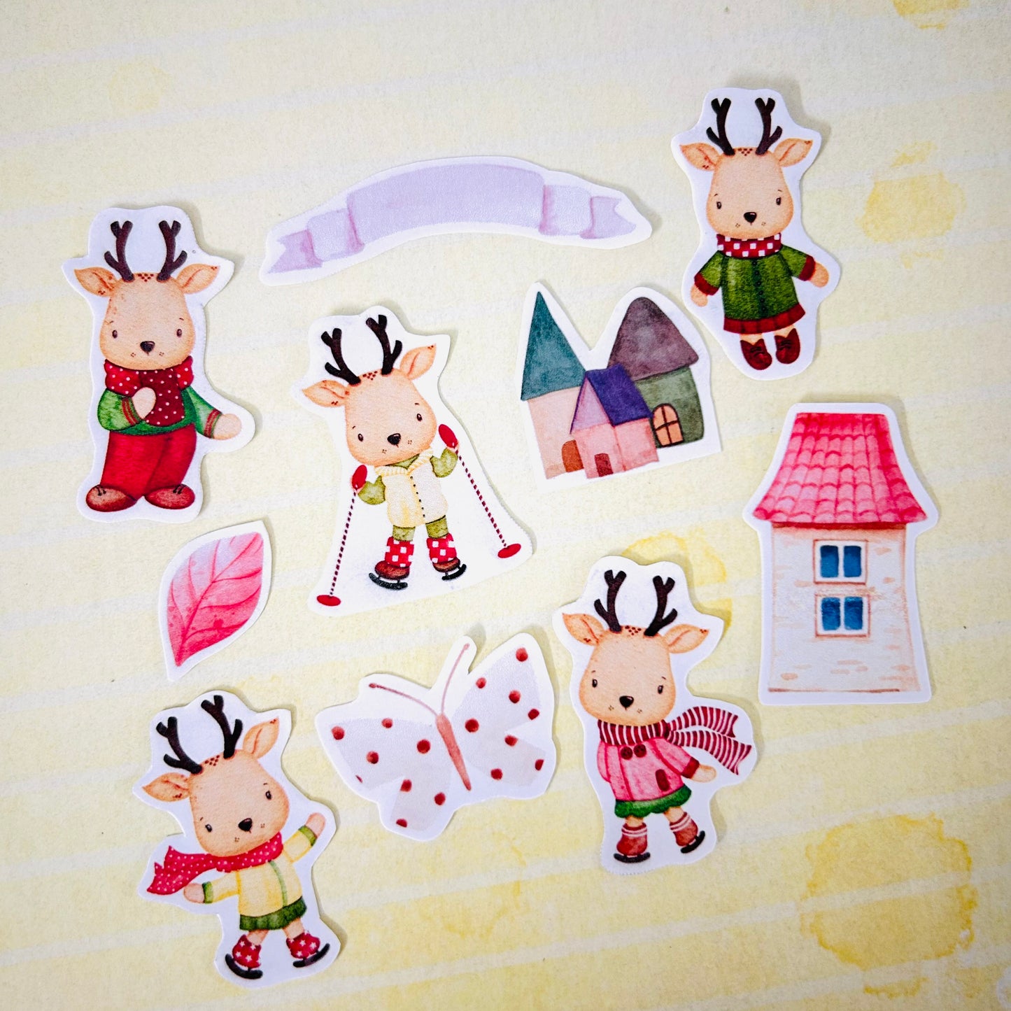 Roaming Reindeers StiKars (Set of 10)