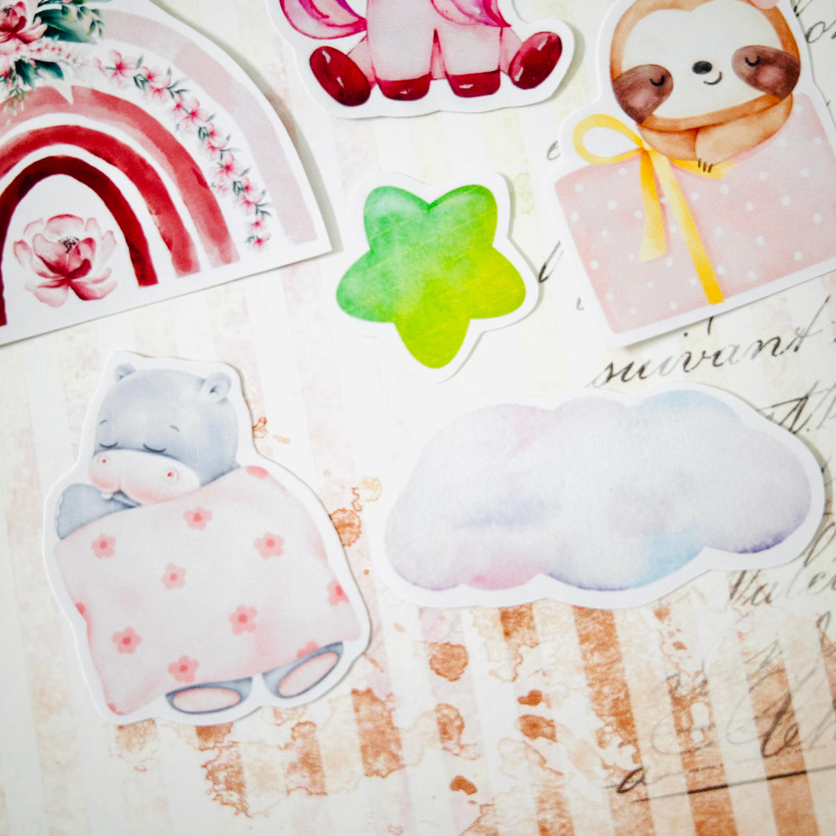 Sweet Unicorn StiKars (Set of 6)