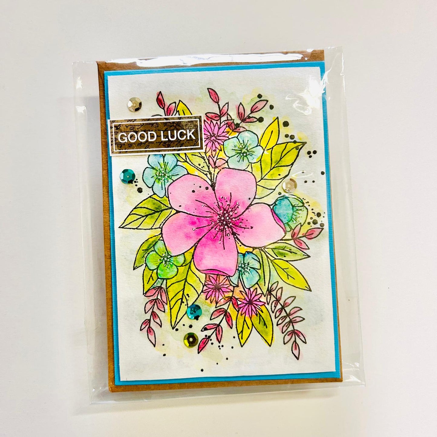 💐 Greeting Card – “Good Luck”