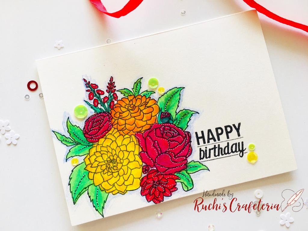 🌸 Floral Birthday Card