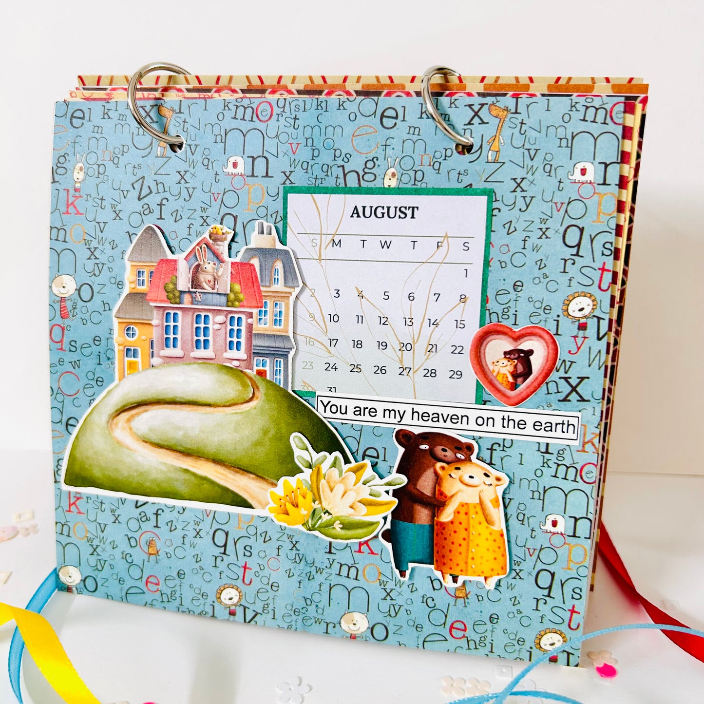 🗓️ Cheerful Desk Calendar 2026