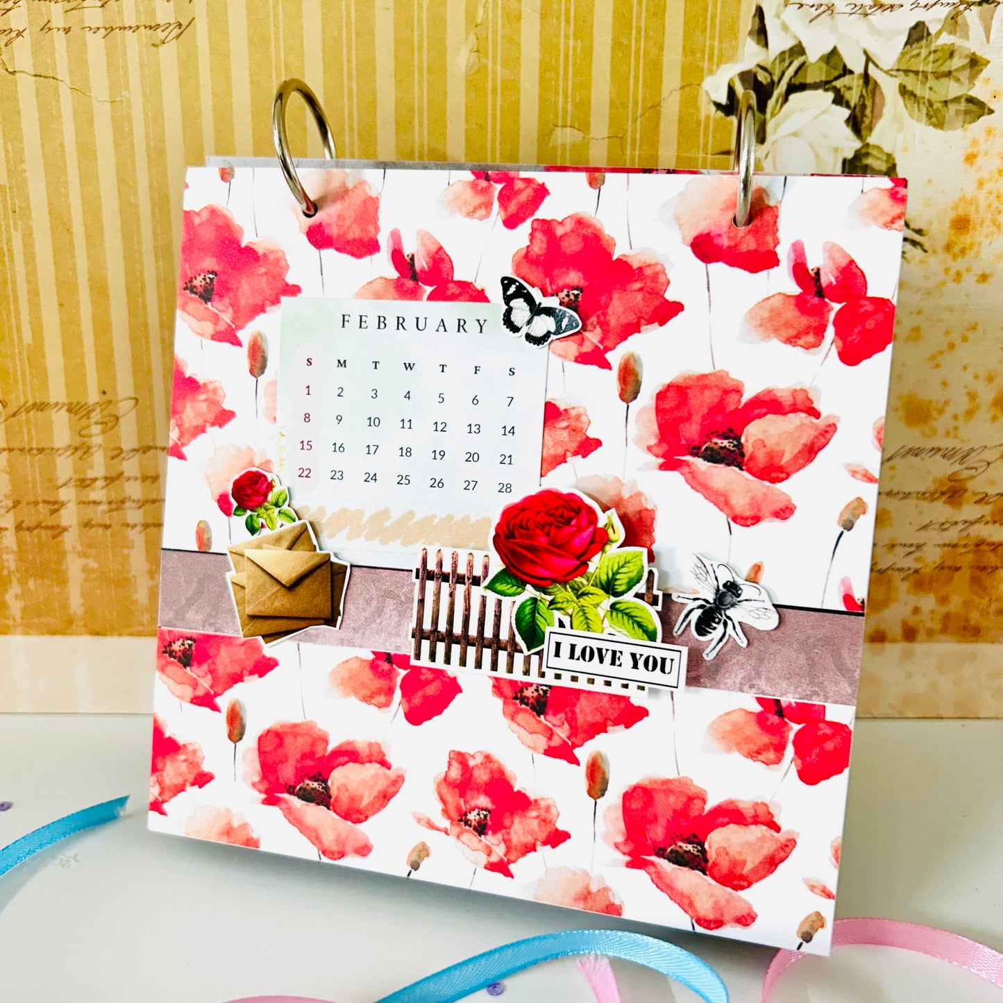 🗓️ Desk Calendar 2026 for Wife