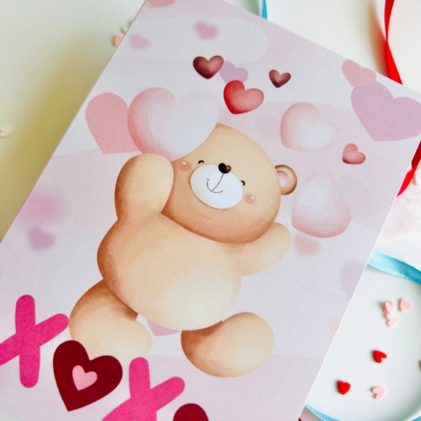 💞 Valentine’s Day Card ‘X🩷X🩷’
