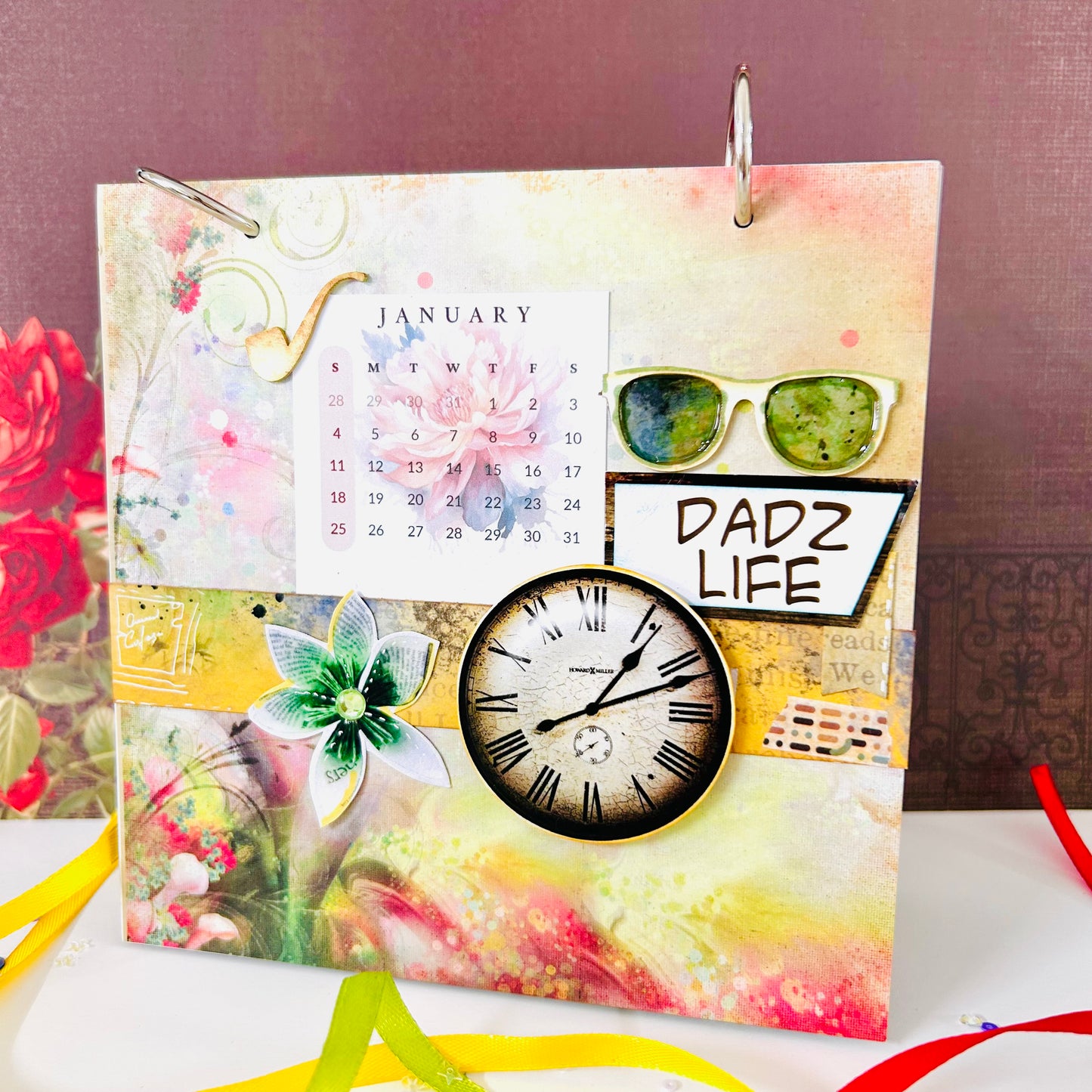 🗓️ Desk Calendar 2026 for Dad