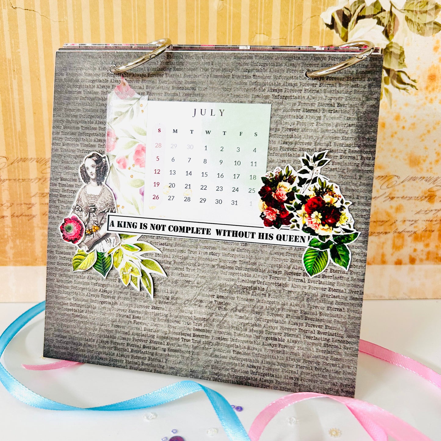 🗓️ Desk Calendar 2026 for Wife