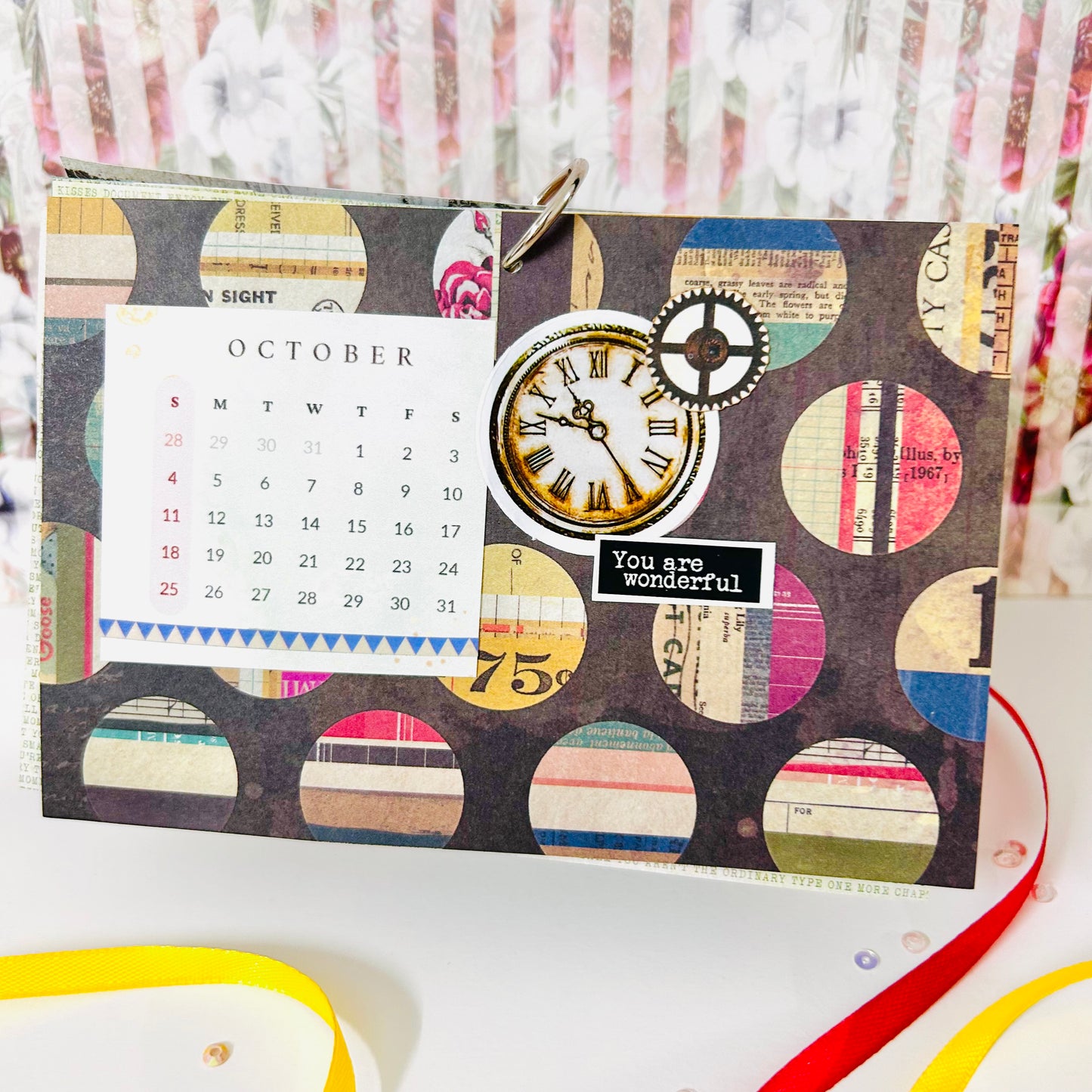 🗓️🌸🌼 Desk Calendar 2026