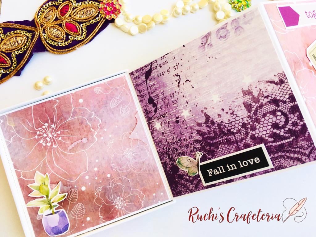 💜 Zig‑Zag Fold Card in Box – “Together”