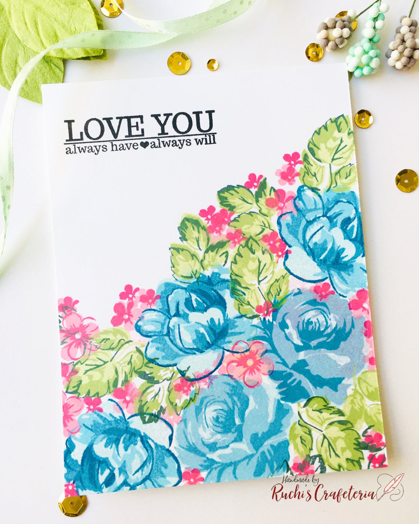 🌹 Greeting Card – “LOVE YOU Always Have, Always Will”