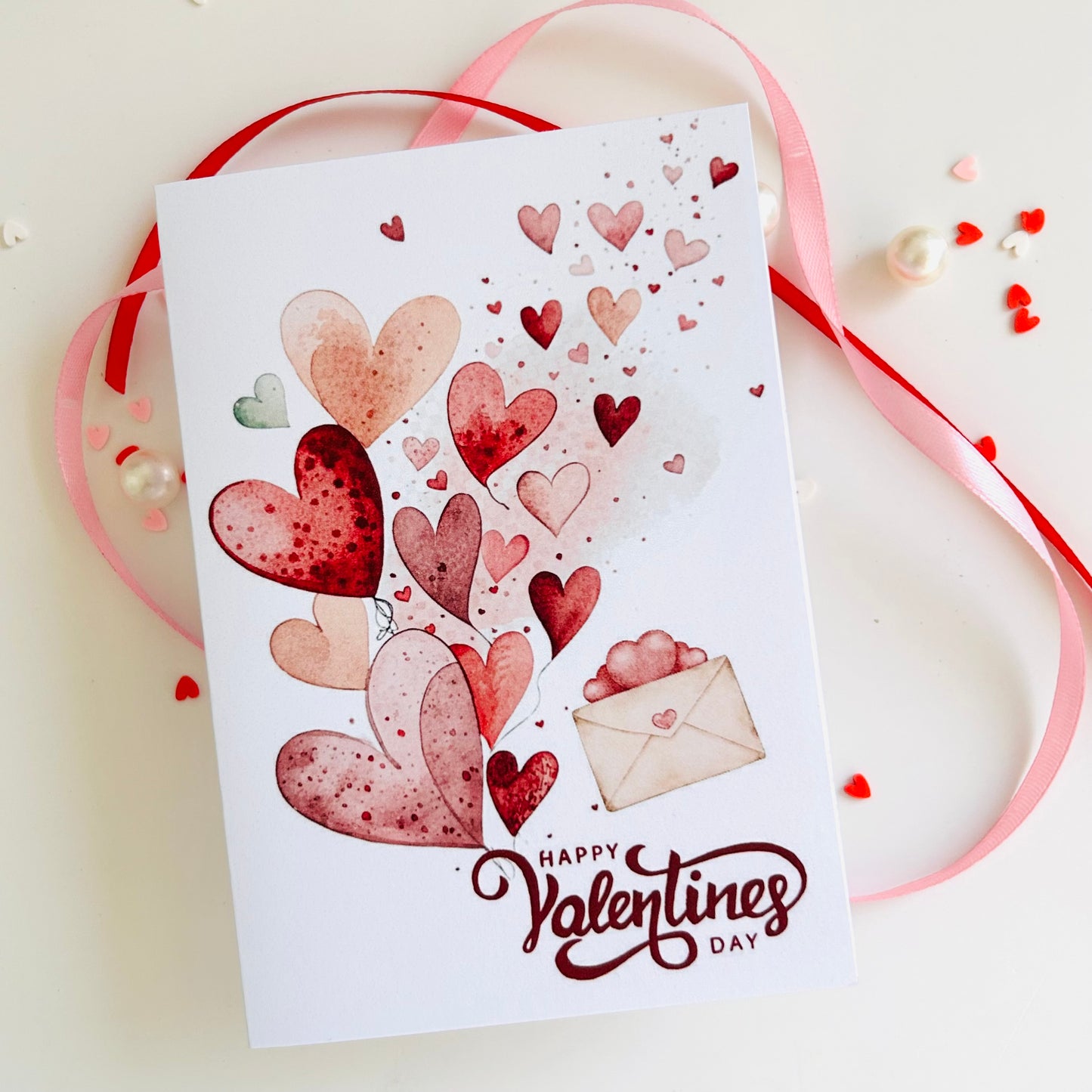 💕 Valentine’s Day Card ‘Envelope Hearts’