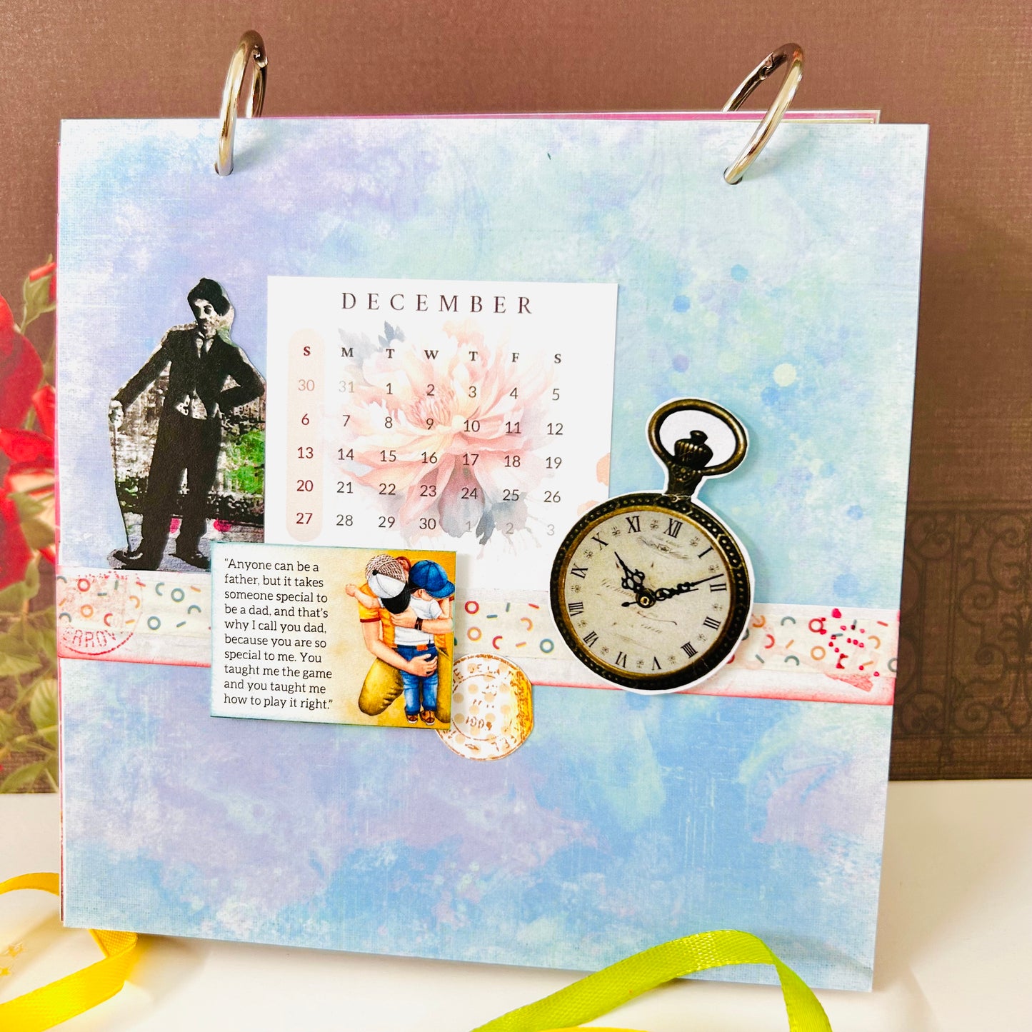 🗓️ Desk Calendar 2026 for Dad