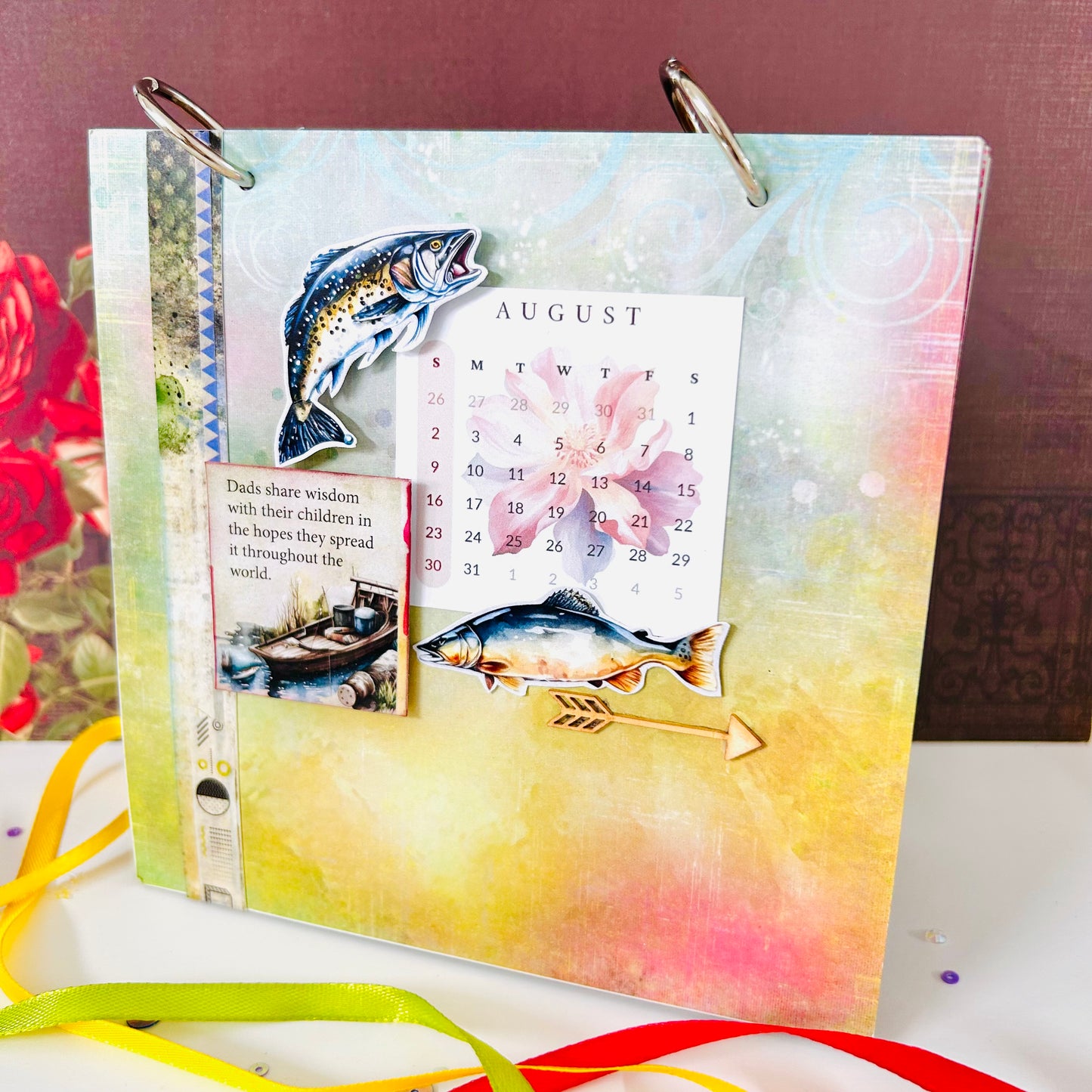 🗓️ Desk Calendar 2026 for Dad