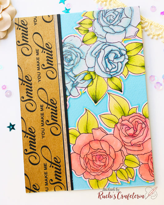 🌸 Birthday Card – “You Make Me Smile”