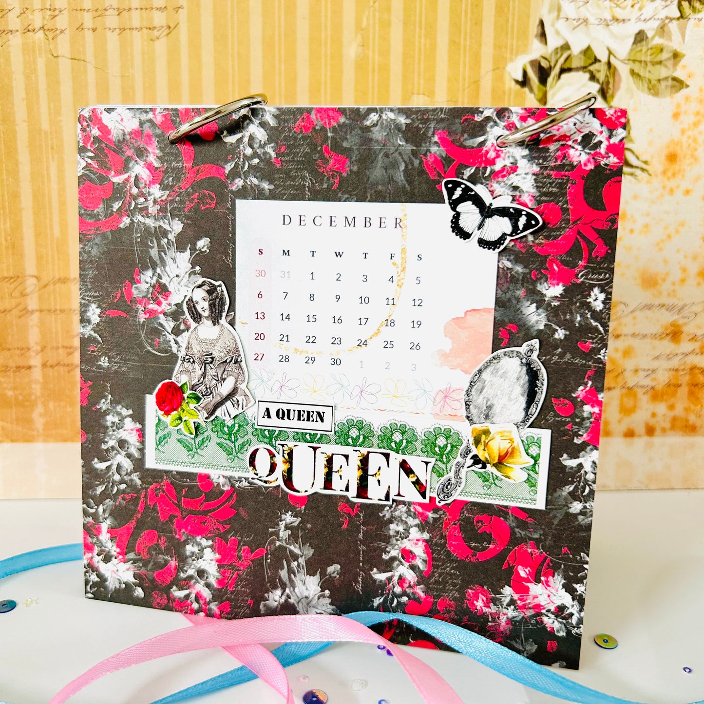 🗓️ Desk Calendar 2026 for Wife