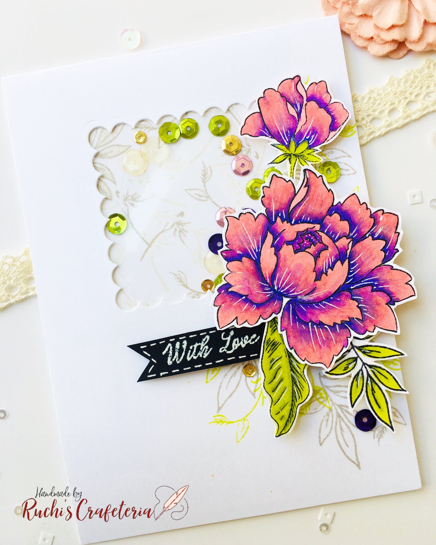 🌸 Greeting Card – “With Love”