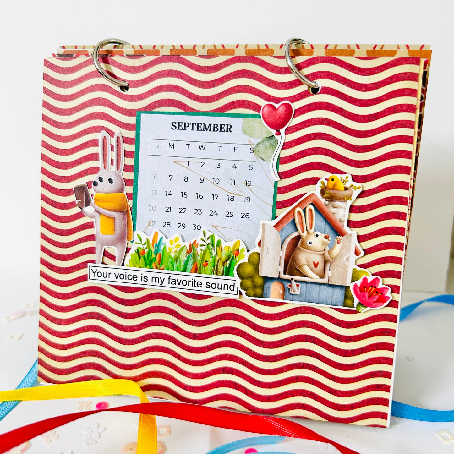 🗓️ Cheerful Desk Calendar 2026