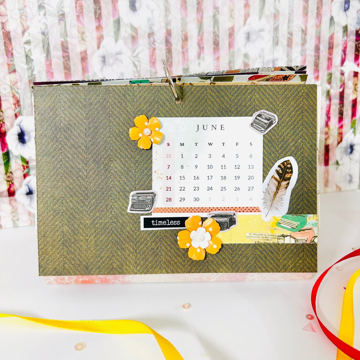 🗓️🌸🌼 Desk Calendar 2026