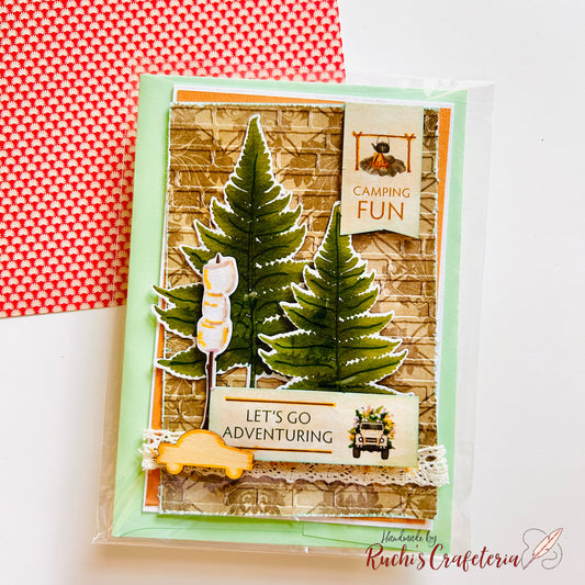 🌲 A Greeting Card – “Let’s Go Adventuring”