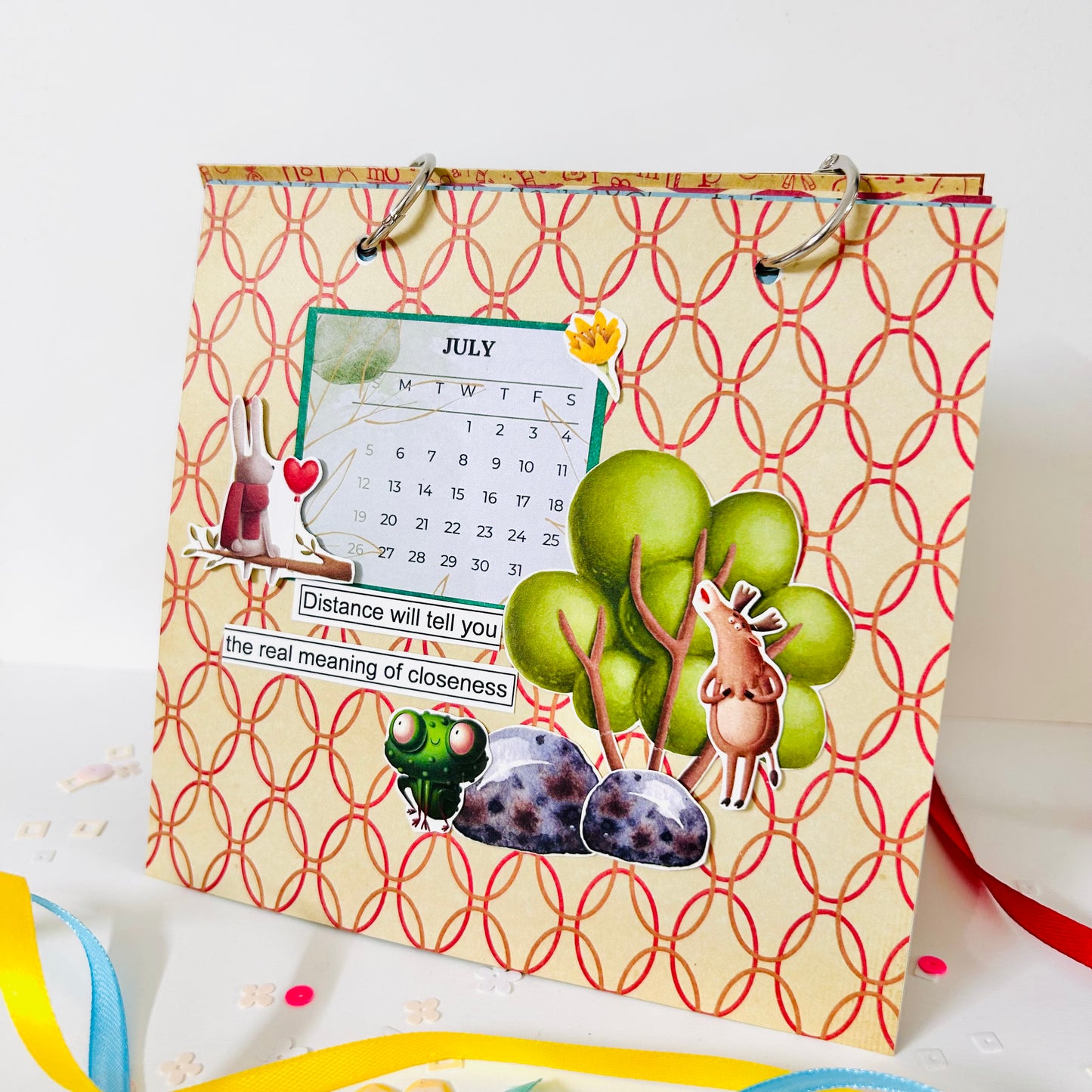 🗓️ Cheerful Desk Calendar 2026