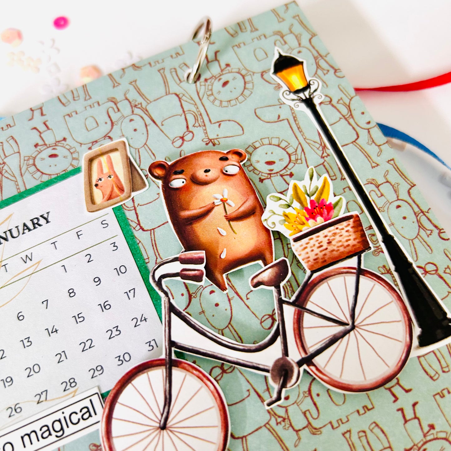 🗓️ Cheerful Desk Calendar 2026