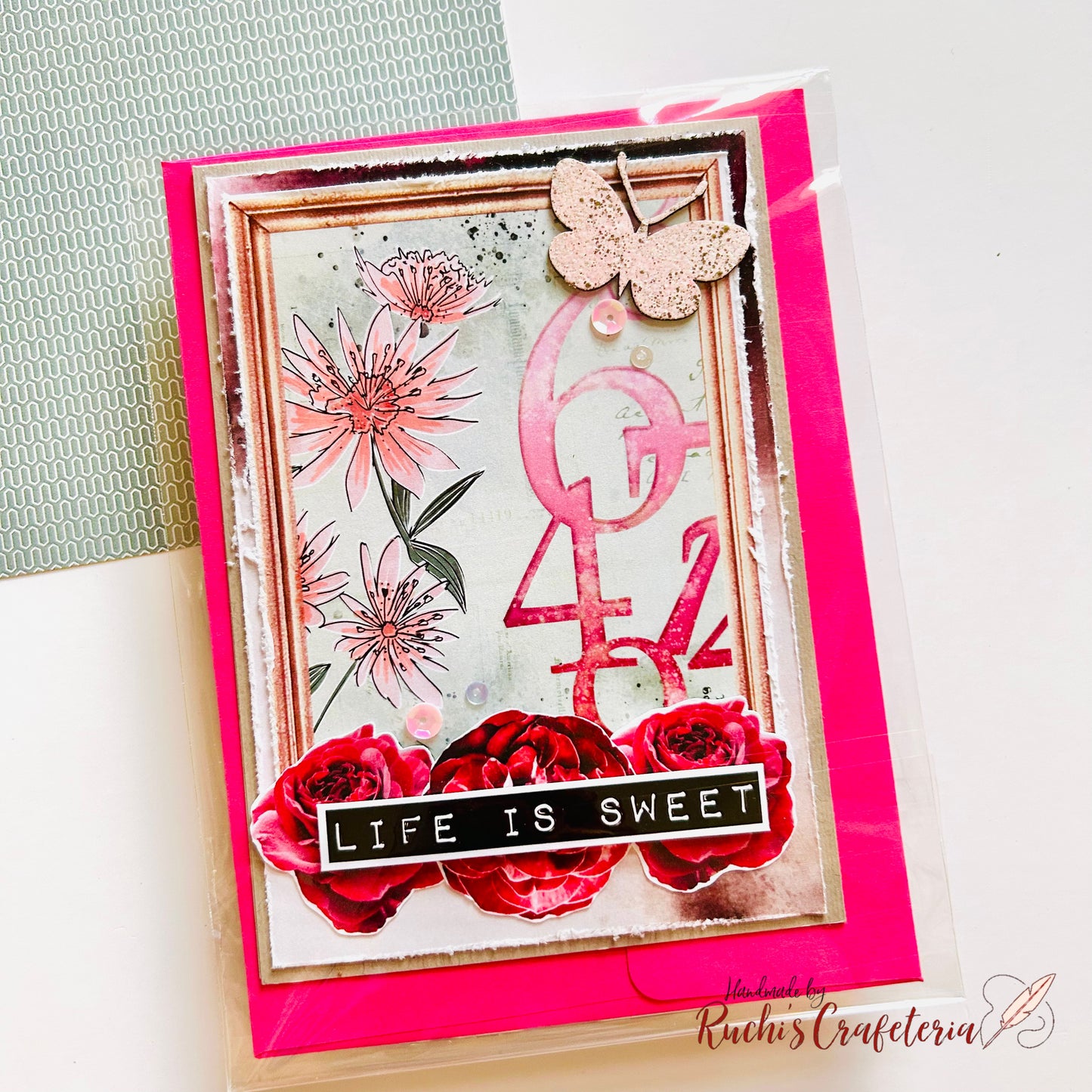 🦋 Love Card – “Life Is Sweet”