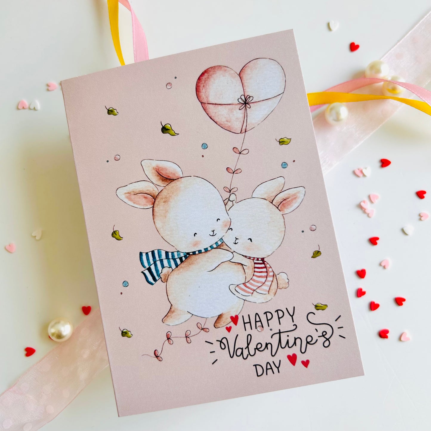 💕 Valentine’s Day Card ‘Bunny Love’