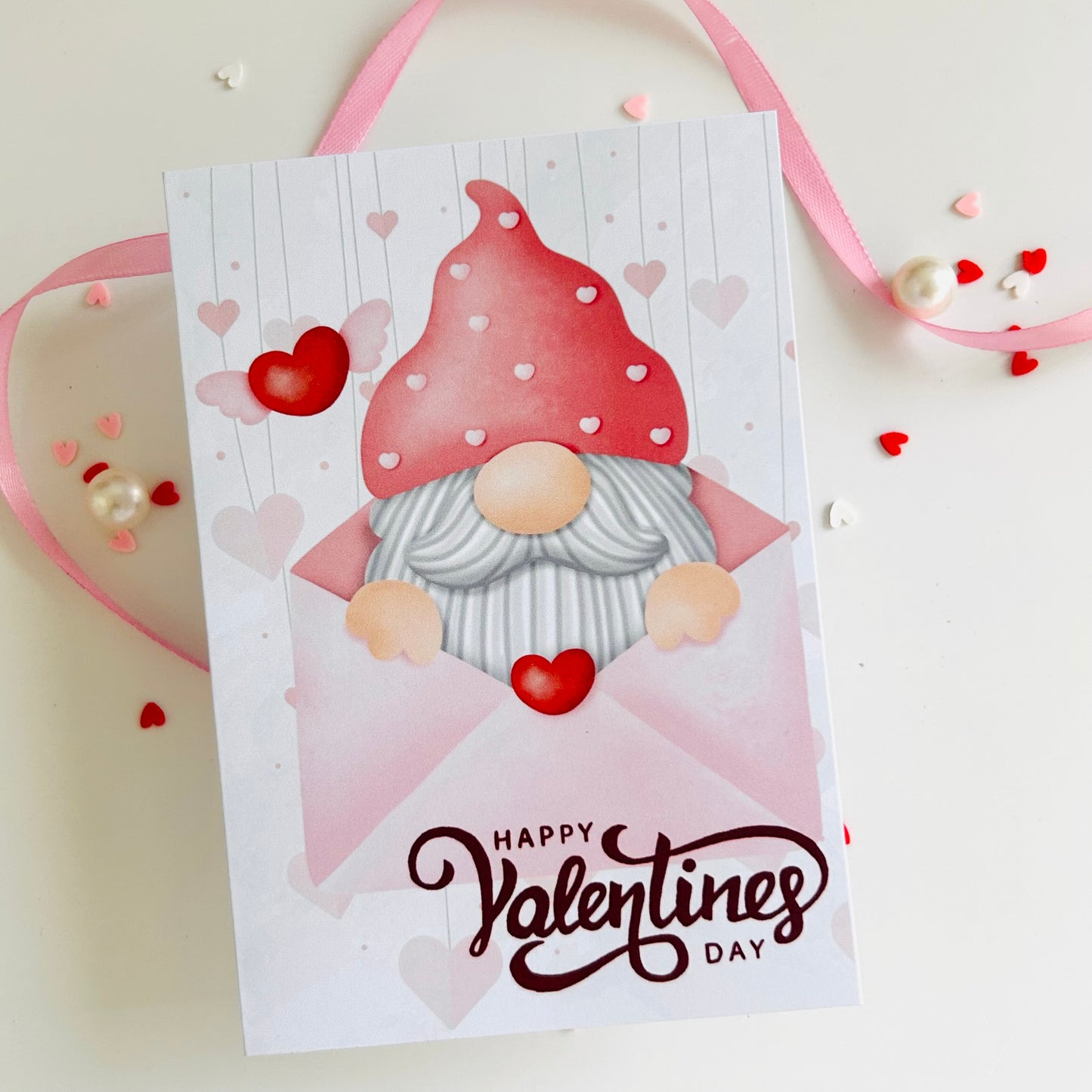 💕 Valentine’s Day Card ‘Hearts Envelope’