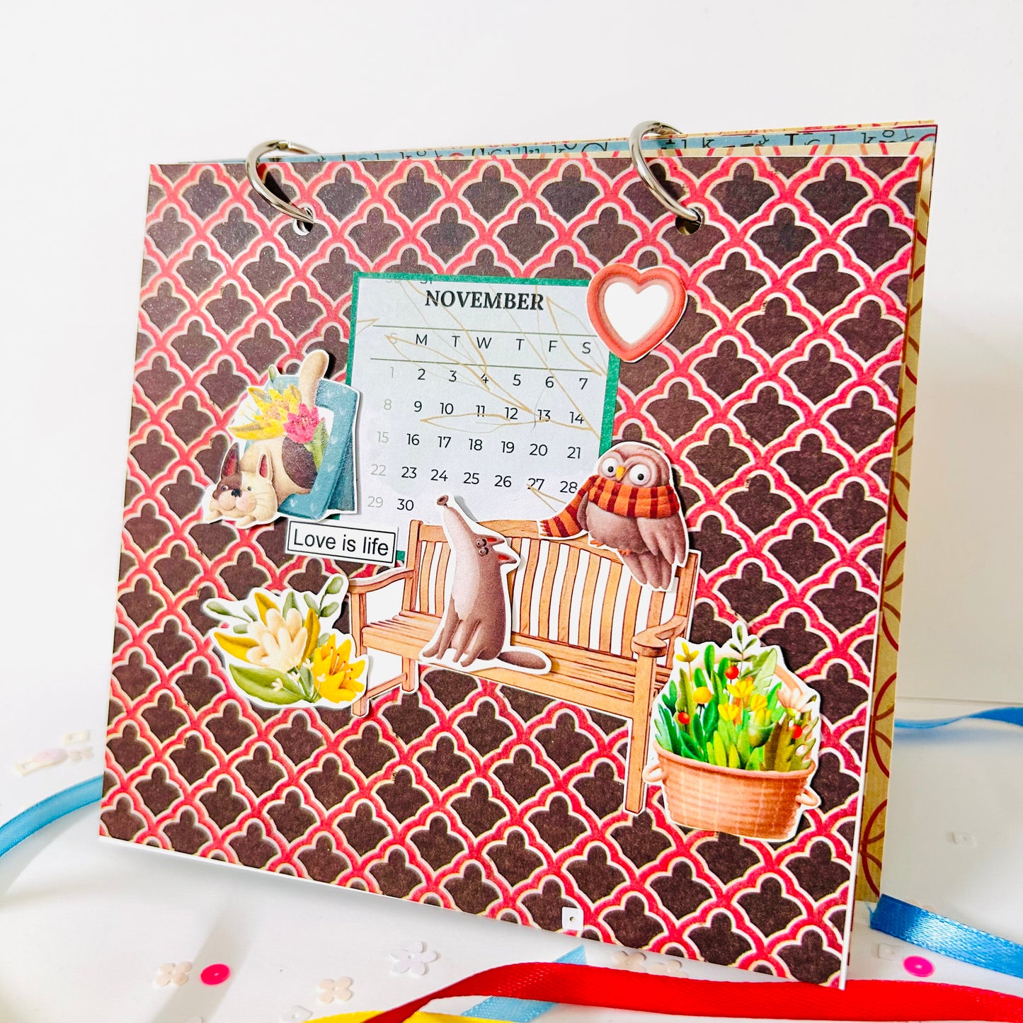 🗓️ Cheerful Desk Calendar 2026