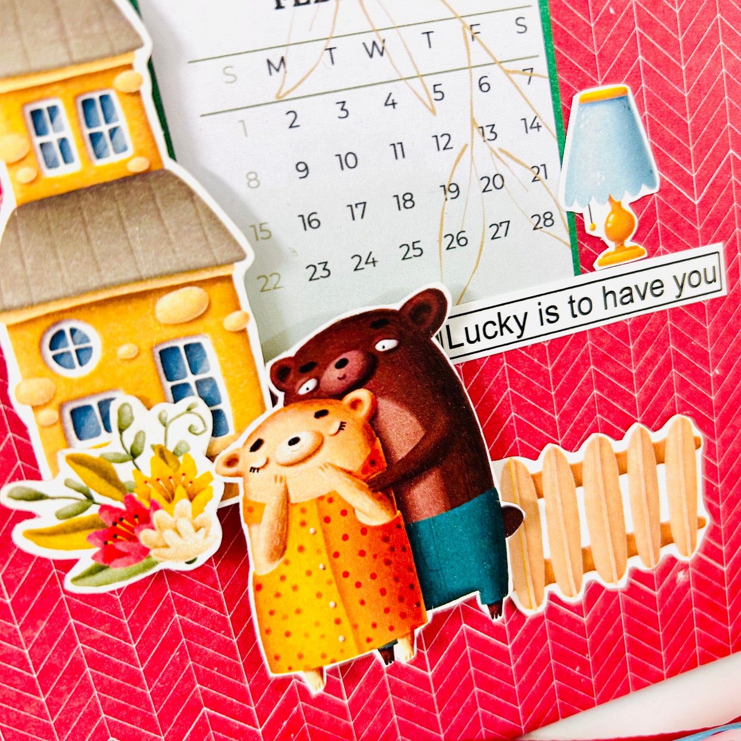 🗓️ Cheerful Desk Calendar 2026