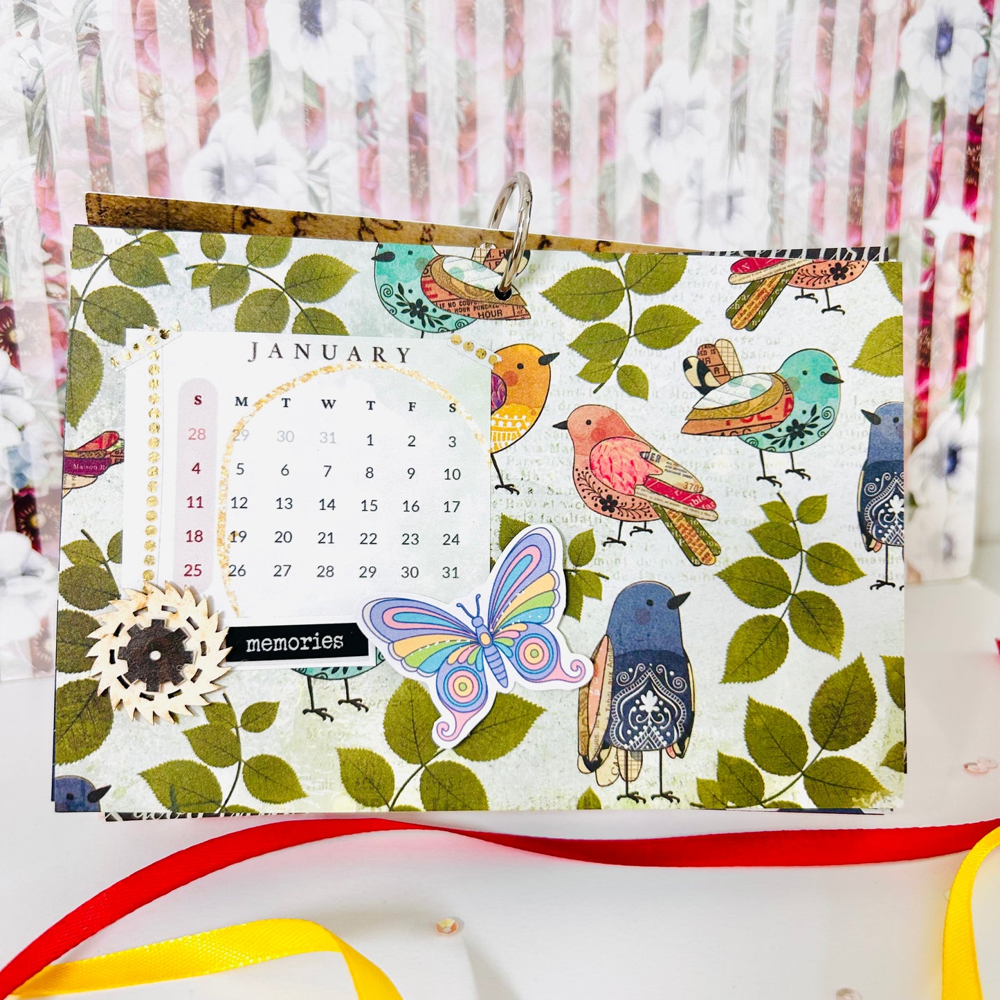 🗓️🌸🌼 Desk Calendar 2026