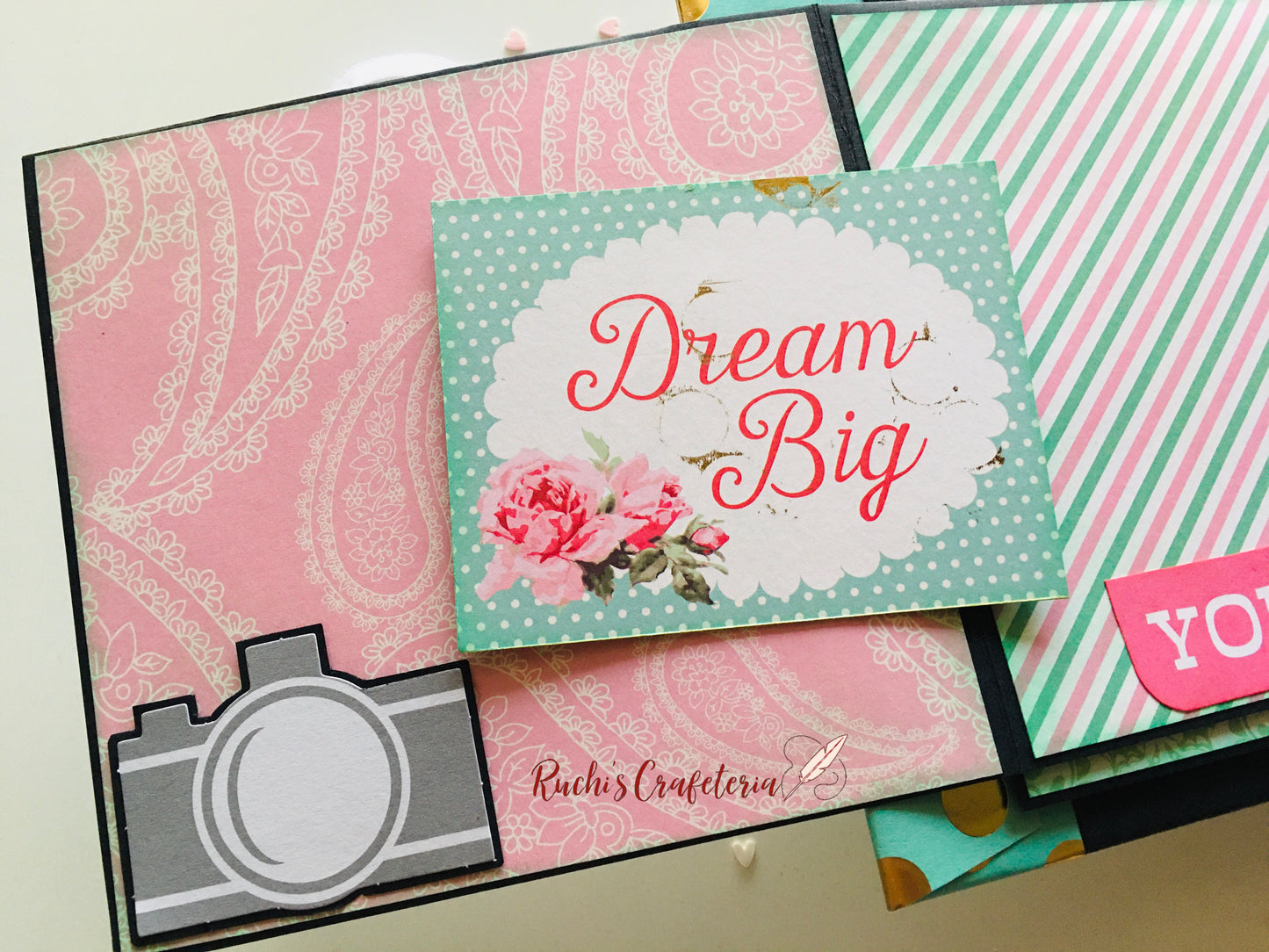 🌺📚 Together Is Better – Handcrafted Floral Photo Album