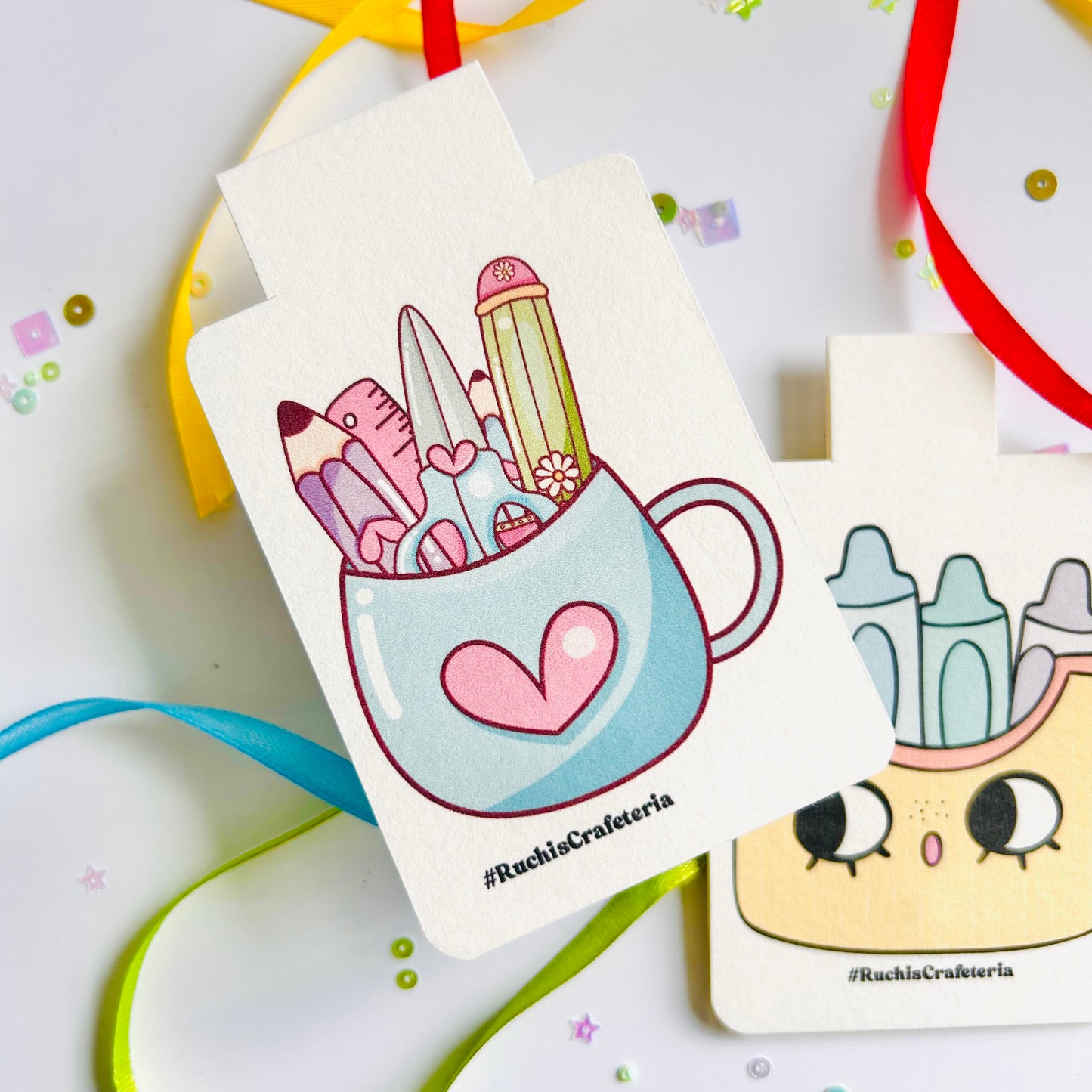 “Desk Buddies” for Creative Chapters Set of 2 Magnetic Bookmarks