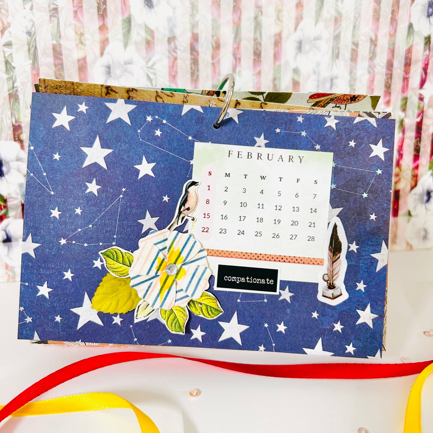 🗓️🌸🌼 Desk Calendar 2026